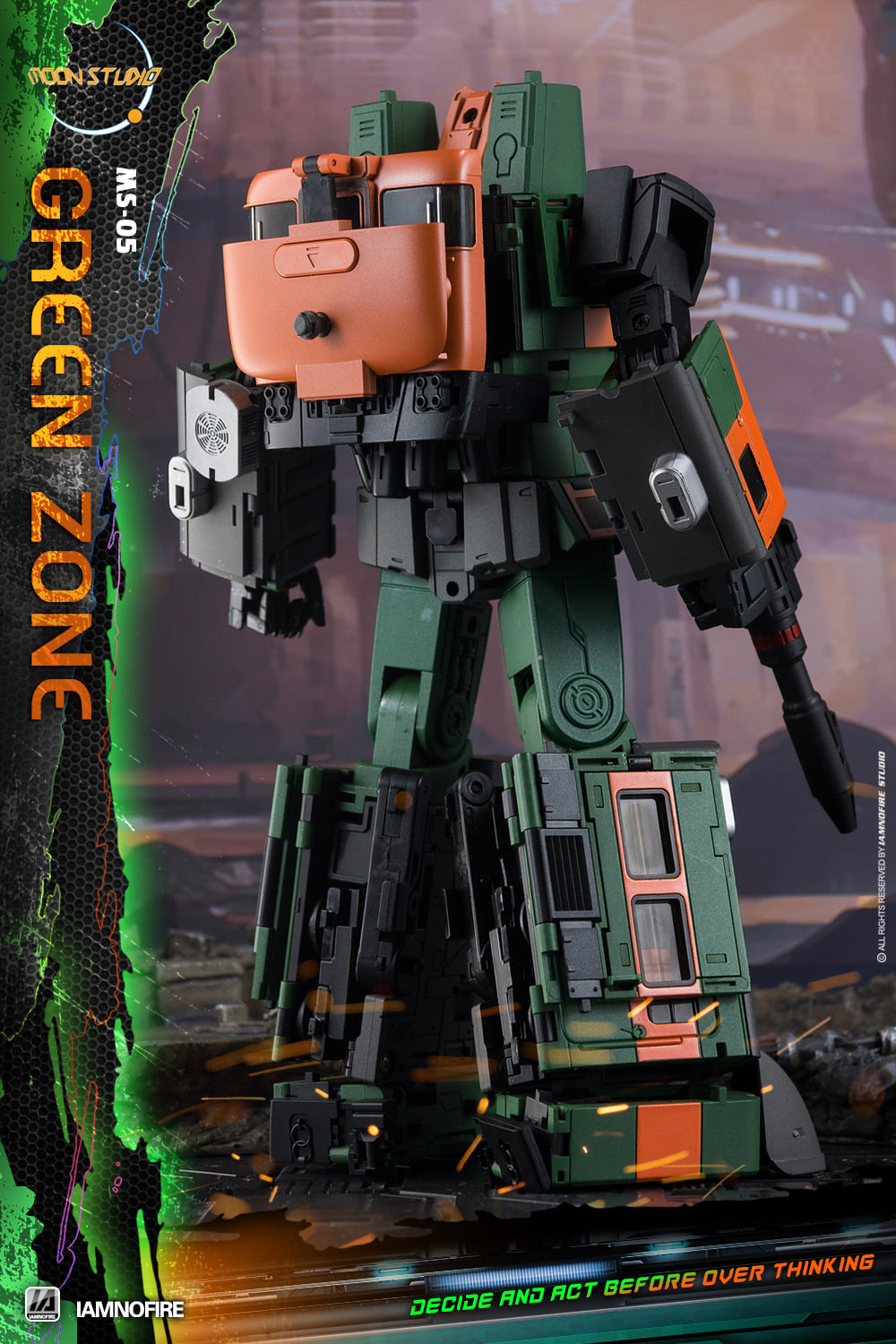 Moon Studio MS-05 Green Zone Toy Photography Images by IAMNOFIRE